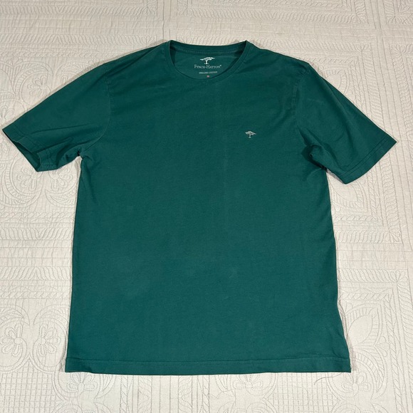 Fynch-Hatton Men's Medium T Shirt Green Organic Cotton - Picture 1 of 11